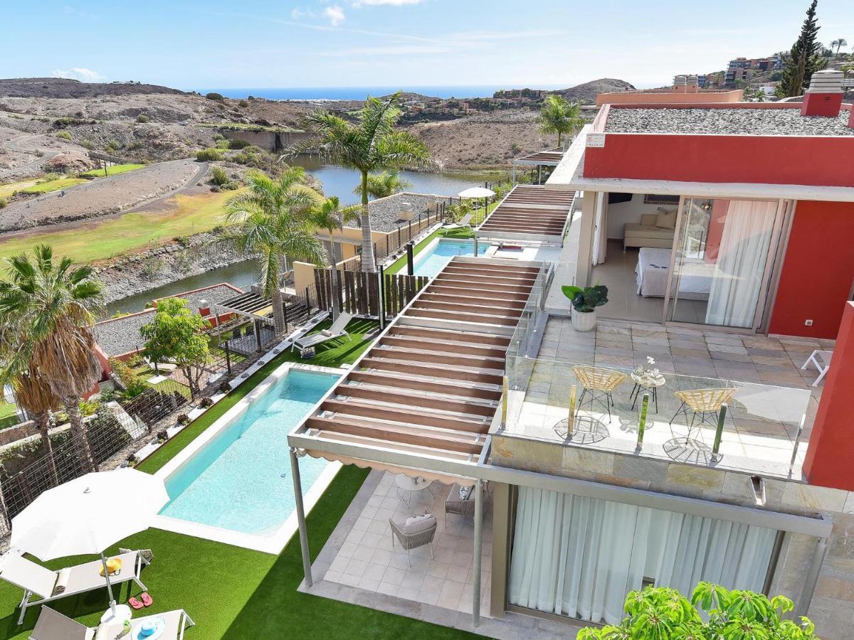 Los Dragos Salobre Golf Villas 3 By Villagrancanaria มาสปาโลมาส ภายนอก รูปภาพ
